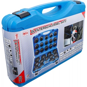 Set chei pentru filtre de ulei, 30 piese, BGS 1039 - Img 6