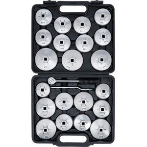 Set chei pentru filtre de ulei, antrenare 12,5 mm (1/2"), 23 piese, BGS DIY 1035 - Img 4