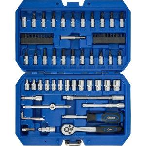 Set chei tubulare, 68 piese, 1/4", 6 puncte 4-14 mm, Condor 1068 - Img 2