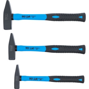 Set ciocane lacatuşerie, coada fibra de sticla, 300 / 500 / 800 g, 3 piese, BGS 3845 - Img 2