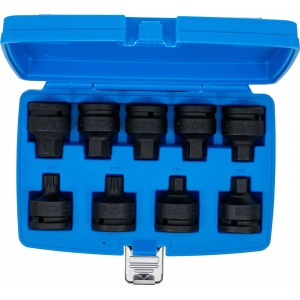 Set cu biti de impact Imbus si Spline (XZN), antrenare 3/4'', 9 piese, BGS 5054 - Img 5