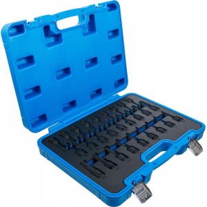 Set cu biti de impact Imbus, Torx si Spline (XZN), antrenare 1/2", 26 piese, BGS 5484 - Img 3