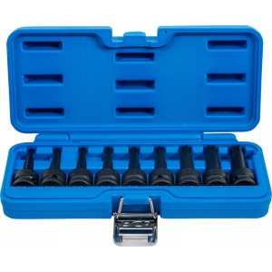 Set cu biti de impact Ribe M5-14, lungime 75mm, antrenare 1/2", 9 piese, BGS 5483 - Img 1