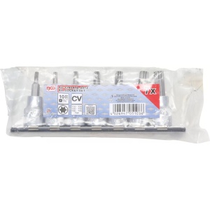 Set cu biti Torx T15-T50, antrenare cu tubulara 3/8", 7 piese, BGS 5108 - Img 2