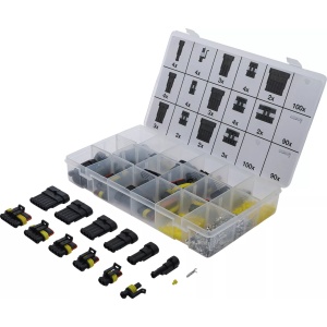 Set cuple pentru cabluri de conectare, 425 piese, BGS 6872 - Img 1