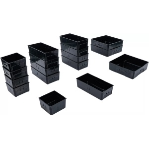 Set cutii organizatoare pentru sertar dulap scule cu 7 sertare | 17 piese, BGS 9550 - Img 2