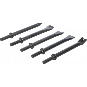 Set dalti pentru ciocan pneumatic BGS 3515, 5 piese, BGS 9182 - Img 2