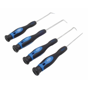 Set de cârlige cu 4 piese pentru îndepărtarea garniturilor, manșoanelor, Satra S-90272 - Img 2