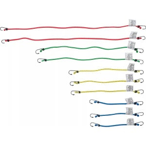 Set elastice pentru bagaje | 300 - 800 mm | 10 piese, BGS DIY 85512 - Img 2