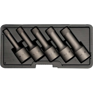Set extactoare pentru suruburi rupte / deteriorate 8-16mm, antrenare patrat 1/2", Yato YT-0624