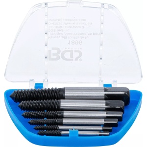 Set extractoare suruburi rupte, 45009 mm, 6 piese, BGS 1896 - Img 1