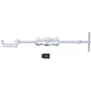 Set extractor pentru injectoare cu ciocan inertial pentru motoare Mercedes CDI OM611, OM612, OM613, lungime tija ciocan 470mm, lungime totala 570mm, greutate 1.85Kg, BGS 62005 - Img 8