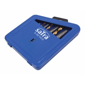 Set extractor pentru șuruburi rupte 10 bucăți, Satra S-SE10CD - Img 4