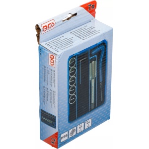 Set Helicoil pentru reparatii filete M18x1.5, 7 piese, BGS 9433 - Img 6