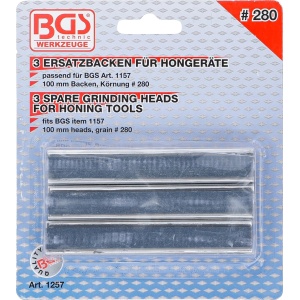 Set pietre abrazive pentru Art. BGS 1157, capete 100 mm, granulatie # 280, 3 piese, BGS 1257 - Img 8
