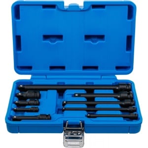 Set prelungitoare de forta 6,3 mm (1/4") 10 mm (3/8") 12,5 mm (1/2") 9 piese, BGS 25145 - Img 1