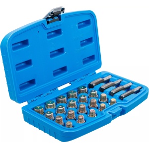 Set reparaţie pentru filet baie scurgere ulei M13x 1.5, M15x 1.5,M17x 1.5, M20 x 1.5, 64 piese, BGS 126 - Img 2