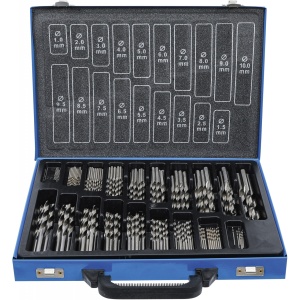 Set spirale 1-10mm HSS, 170 piese, BGS 1995