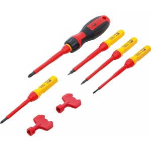 Set şurubelniţe VDE cu capete interschimbabile, 8 piese, BGS 35813 - Img 2