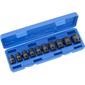 Set tubulare de impact, profil hexagon 10-24 mm, antrenare1/2", Crom-Molibden,10 buc., Condor 1010-12 - Img 2
