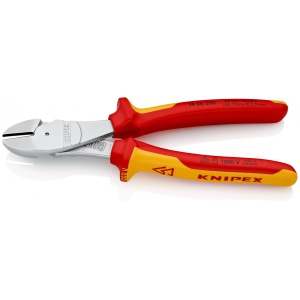 Sfic de forta izolate, manere multicomponent, testate VDE, lungime 200 mm, Knipex 7406200 - Img 2