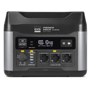 Stație de alimentare 12 V / 230V pentru a reîncărca sau alimenta toate tipurile de dispozitive electronice (1500 W). GYS 085169