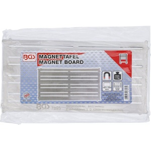Suport magnetic pentru scule, extra plat, dimensiuni 300 x 150 mm, BGS 7893 - Img 2