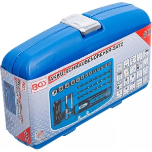 Şurubelniţa cu acumulator, inclusiv set biţi şi chei tubulare, 41 piese, BGS 70209 - Img 5