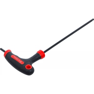 Şurubelniţa cu mâner T şi lama laterala | Inbus / Inbus cu cap sferic 4 mm, BGS DIY 7882-4 - Img 3