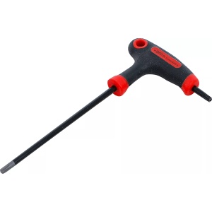 Şurubelniţa cu mâner T şi lama laterala | Profil T (pentru Torx) cu/fara alezaj T20, BGS DIY 7880-T20 - Img 1