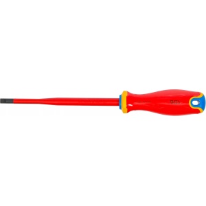 Surubelnită VDE cu vârf extra subtire cu fantă SL 6,5 mm, BGS 35857 - Img 2