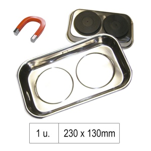 Tava dreptunghiulara magnetica, dimensiuni 239 x 139 mm, JBM 50788 - Img 2