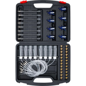 Tester retur injectoare Common-Rail cu 32 adaptoare, BGS DIY 98106 - Img 4