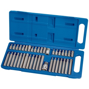 Trusa de biti combinati, imbusuri, torxuri si m-uri 40pcs, Draper 33323 - Img 2