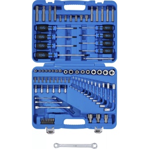 Trusa surubelnite torx ,torxuri L, biti torx si tubulare E-uri, 1/2" + 1/4", 84-piese, BGS 7849 - Img 7