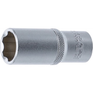 Tubulara adanca Super Lock ,18 mm, 3/8'', BGS 2608
