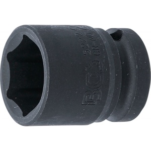 Tubulara Impact 22 mm, profil hexagon, antrenare1/2", BGS 5222