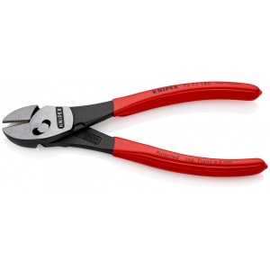 TwinForce® Sfic de taiere ultraperformant, manere acoperite cu plastic, lungime 180 mm, Knipex 7371180 - Img 2