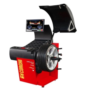 Aparat de echilibrat roti pentru turisme si autoutilitare usoare Corghi EM9680 Plus DotLine, 0-21109682/00-16