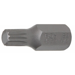 Bit cu dinţi multipli M8, Spline (XZN), lungime30mm, antrenare 3/8", BGS 4852