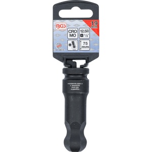 Bit de impact Inbus cu cap sferic 19 mm, lungime 75 mm, antrenare 1/2", BGS 5488-19 - Img 2