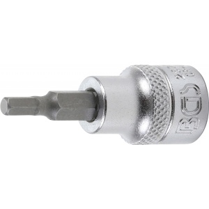 Bit Imbus 4mm, antrenare cu tubulara 3/8", BGS 2577