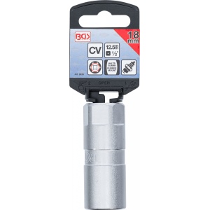 Cheie pentru bujii 18 mm, profil hexagon, antrenare 1/2", BGS 2426 - Img 3
