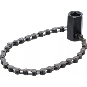 Cheie pentru filtre de ulei cu lant, actionare 1/2'', BGS DIY 1020 - Img 1