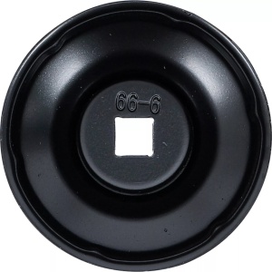 Cheie pentru filtru de ulei, 66 mm x P6, BGS 1039-66-6 - Img 2