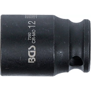 Cheie tubulară de impact, 6 colțuri, 6,3 mm (1/4"), 12 mm, B-7292 - Img 3