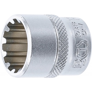 Cheie tubulara Gear Lock 18 mm, antrenare 3/8", BGS 10318