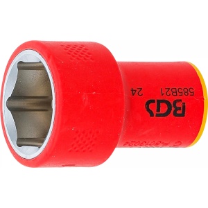 Cheie tubulara VDE, hexagonală 21 mm cu actionare 10 mm (3/8", BGS 35880 - Img 1