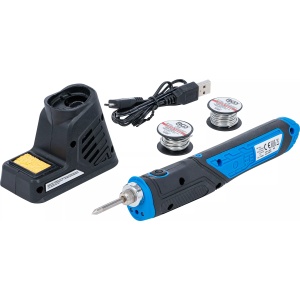 Ciocan de lipit cu acumulator 8 W cu staţie de încărcare - Img 1