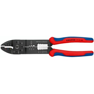 Cleste de sertizat cu manşoane multicomponent, lungime 240 mm, Knipex 9722240 - Img 3